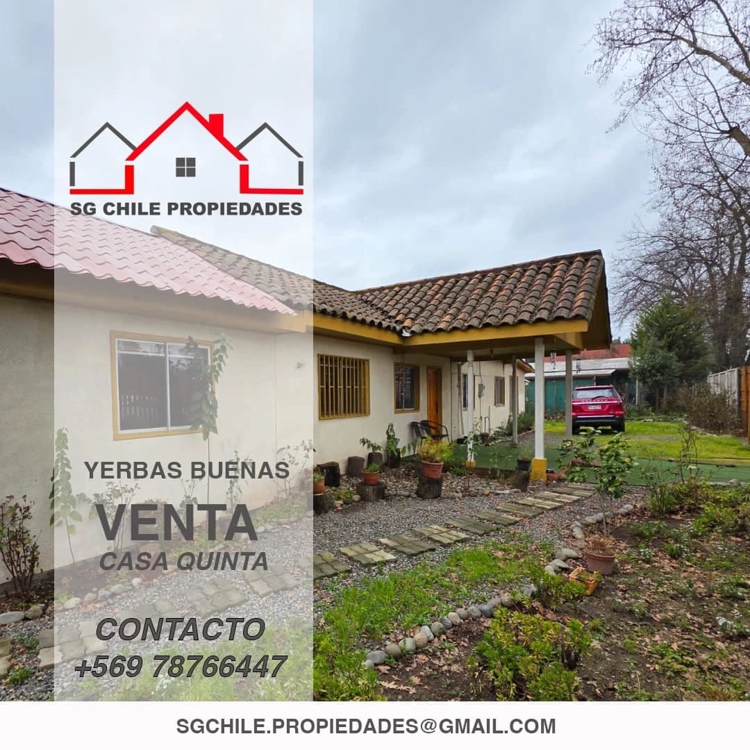 Casa quinta en 1.000 m² planos, con quincho y frutales